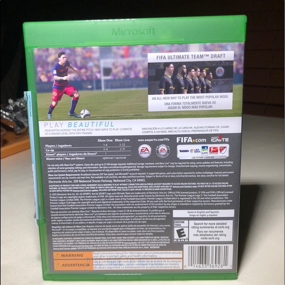FIFA 16 EA Sports Like New XBOX ONE Video Game - Picture 2 of 6